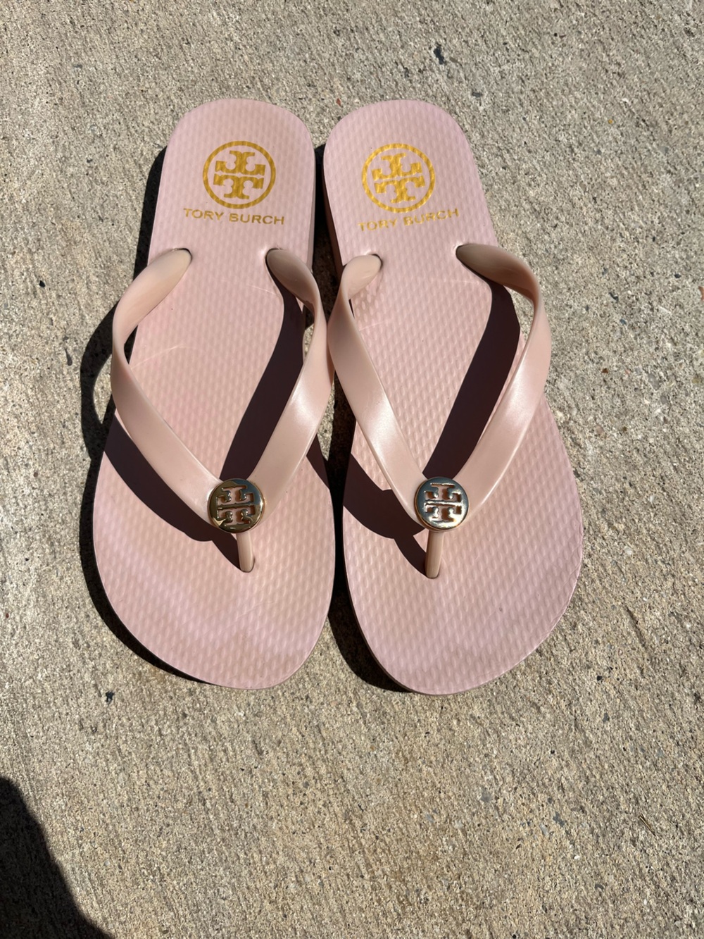 Tory Burch Blush Pink Flip Flops size 7 - Picture 6 of 6